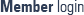 Member login